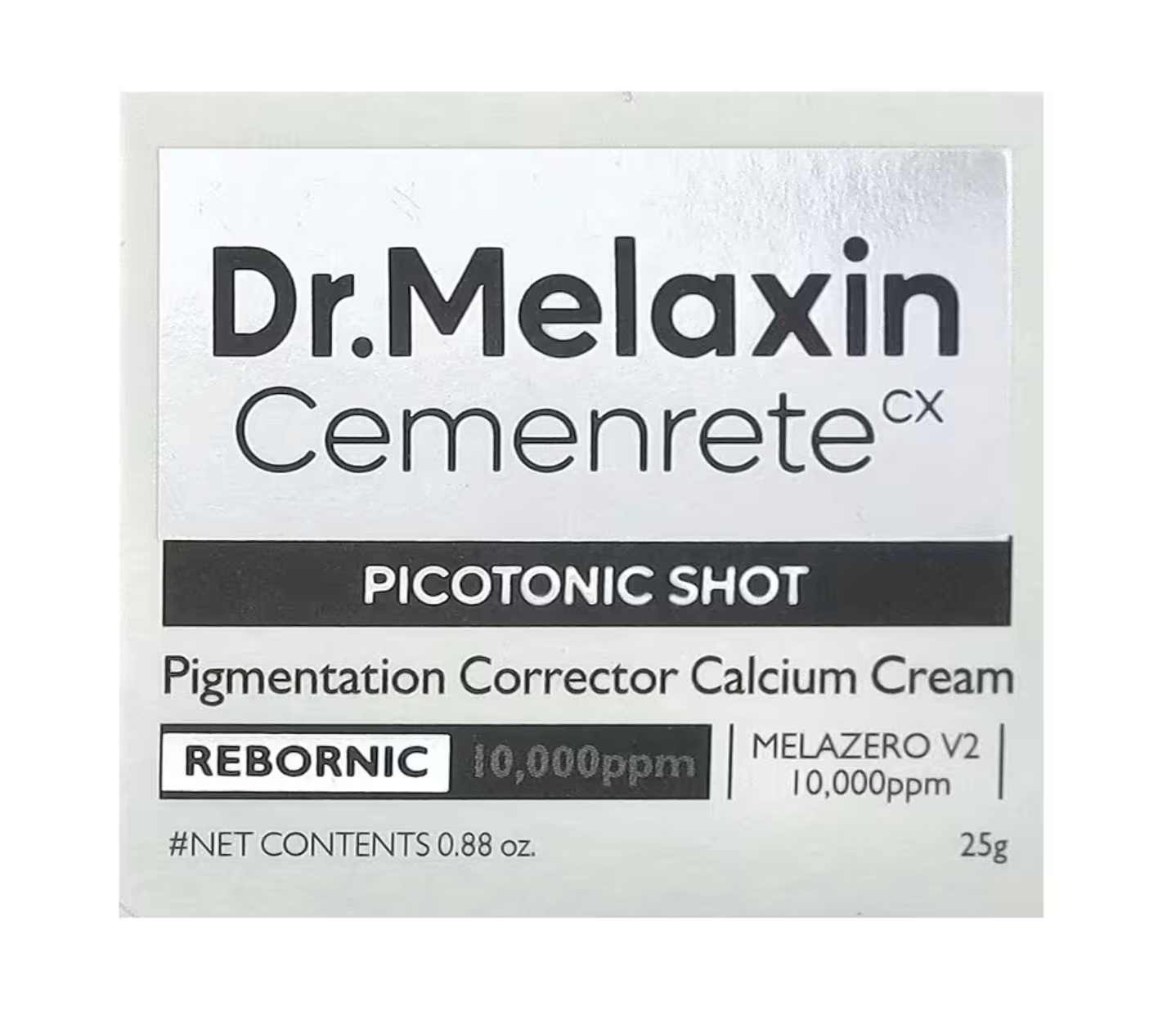 Cemenrete, Crème de calcium picotonique, Correcteur de pigmentation, 25 g