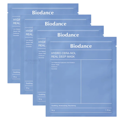 Hydro Cera-Nol Real - Masque de beauté en profondeur - 4 masques - 34 g chacun