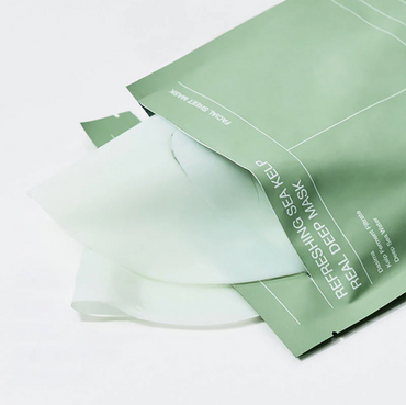 Masque de beauté rafraîchissant au kelp marin, 4 masques, 34 g chacun