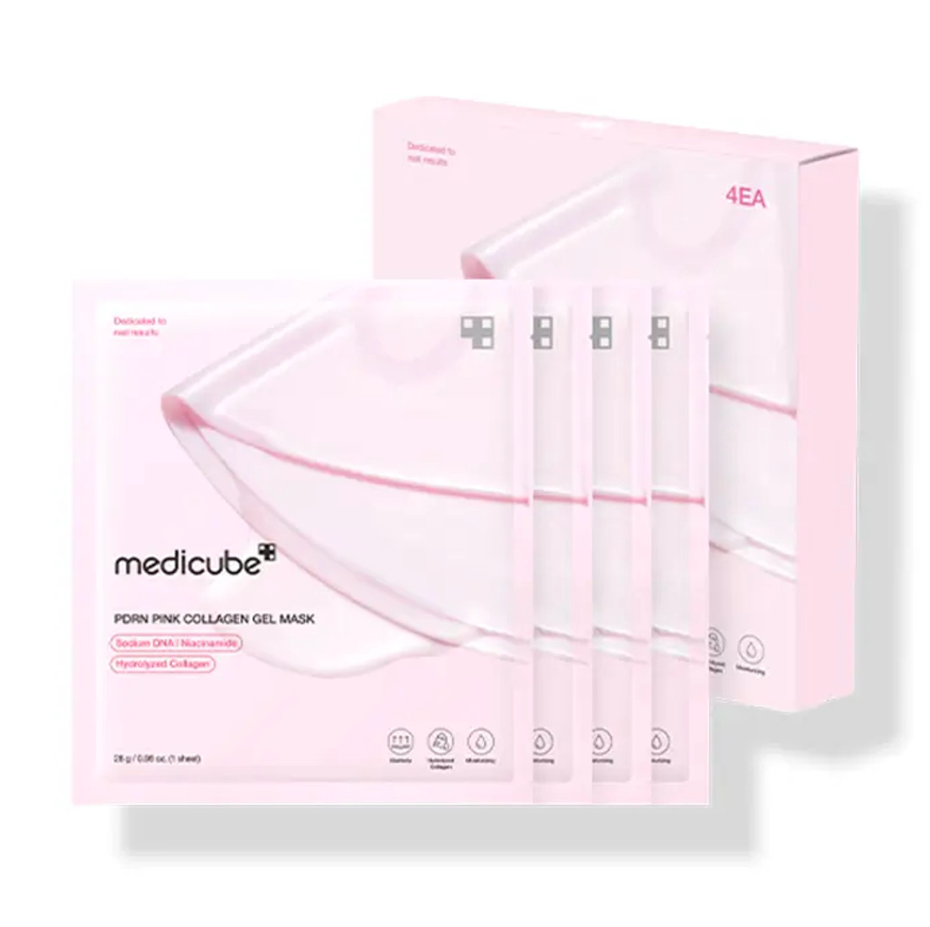 Medicube – Pink Collagen Gel Mask (4 pièces * 28g)